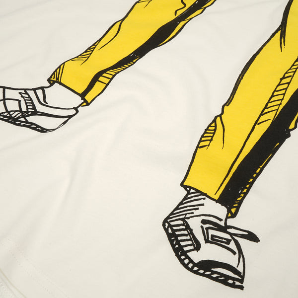 Ground Zero | Yellow Bruce L. Oversized T-Shirt Cape - Concrete