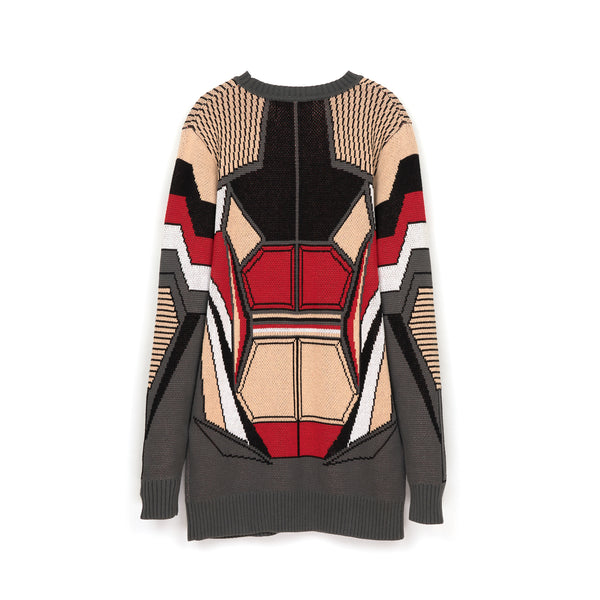 Ground Zero | Gundam Oversized Pullover Khaki - Concrete