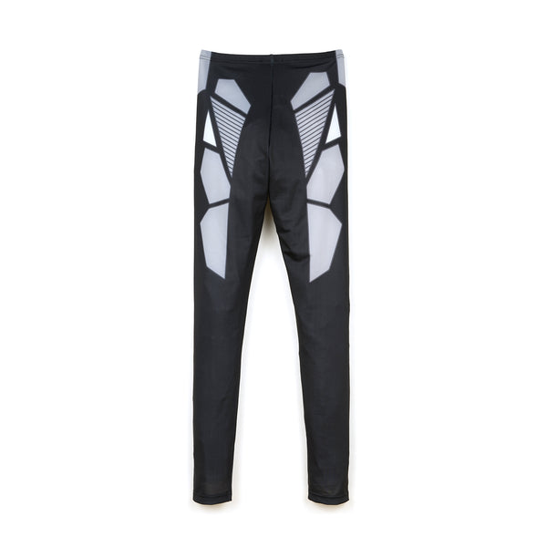 Ground Zero | Birkin Digital Printed Legging Black - Concrete