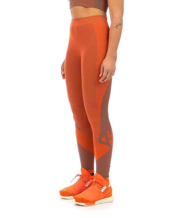 adidas Y-3 | W Classic Seamless Knit Tights Tech Earth - Concrete