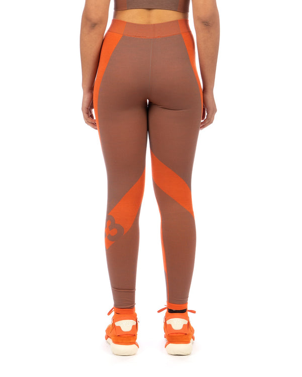 adidas Y-3 | W Classic Seamless Knit Tights Tech Earth - Concrete