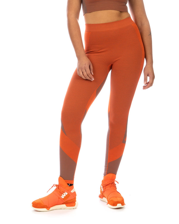 adidas Y-3 | W Classic Seamless Knit Tights Tech Earth - Concrete