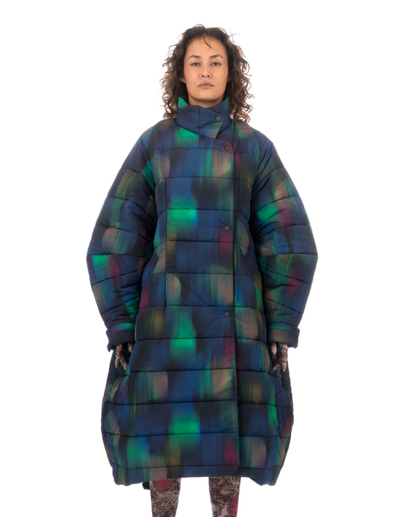 Henrik Vibskov | Halo Coat Blurry Dots - Concrete