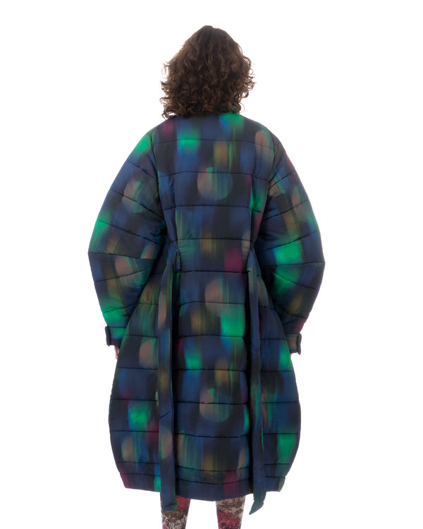 Henrik Vibskov | Halo Coat Blurry Dots - Concrete