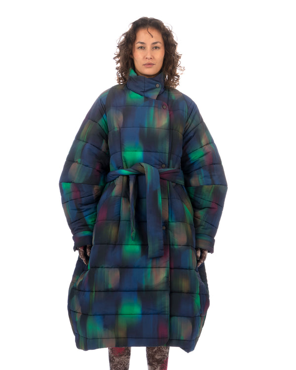 Henrik Vibskov | Halo Coat Blurry Dots - Concrete