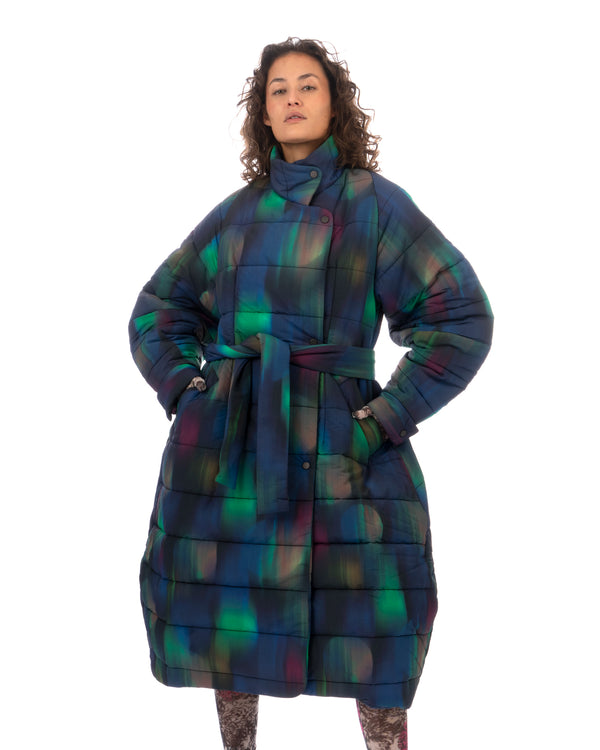 Henrik Vibskov | Halo Coat Blurry Dots - Concrete