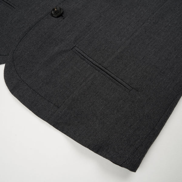 Hansen | 'Daniel' Classic Waistcoat Graphite - Concrete