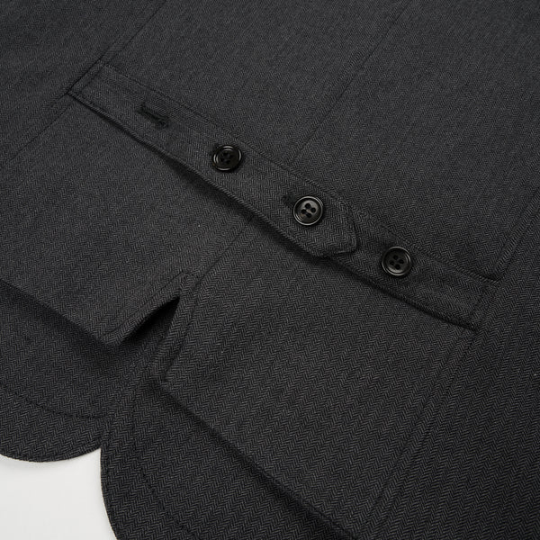 Hansen | 'Daniel' Classic Waistcoat Graphite - Concrete