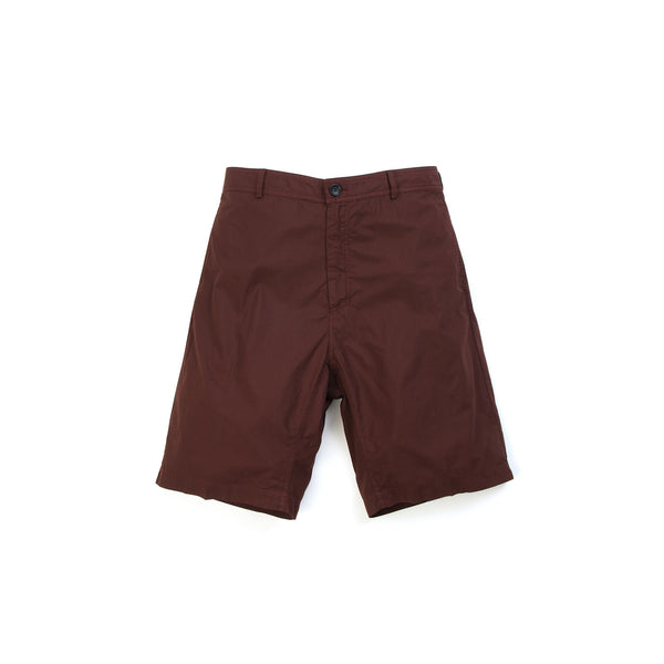 Hansen | 'Bertil' Loose Fit Shorts Dark Rust - Concrete