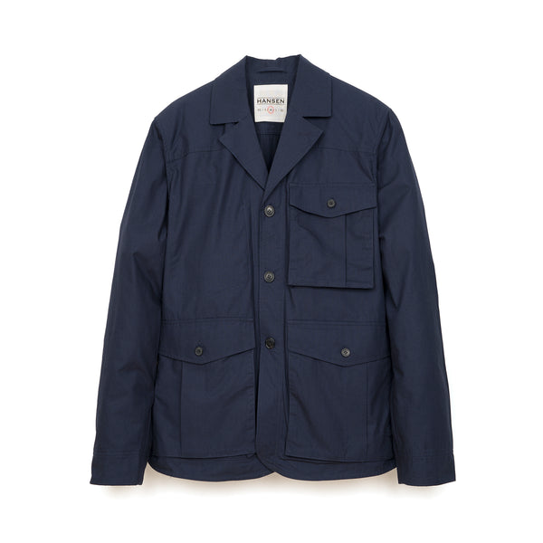 Hansen | 'Anton' Open Back Jacket Artic Blue - Concrete