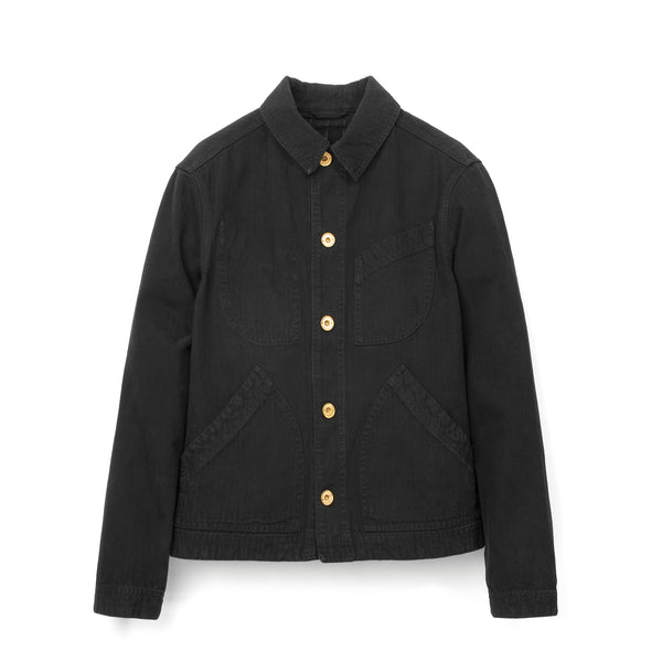 Hansen | 'Laust' Work Jacket Black - Concrete