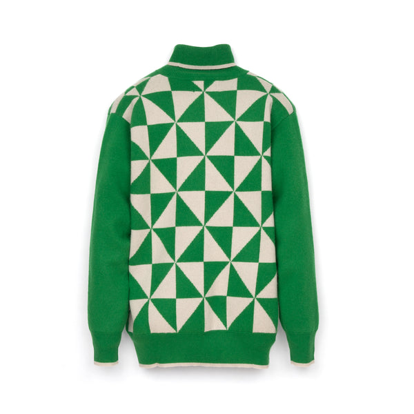 Haversack | Cashmere Turtleneck Beige/Green 431802-43 - Concrete