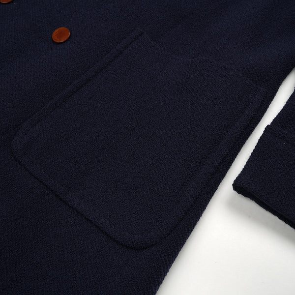 Haversack | Wool Coat Navy 471813-59 - Concrete