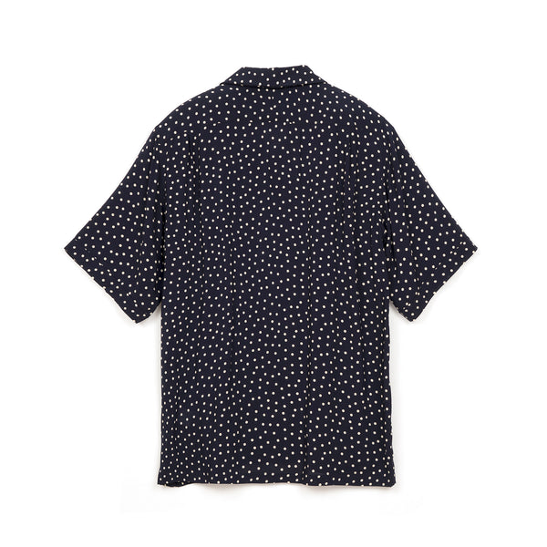 Haversack | Dot Print Shirt Navy 821808-59 - Concrete