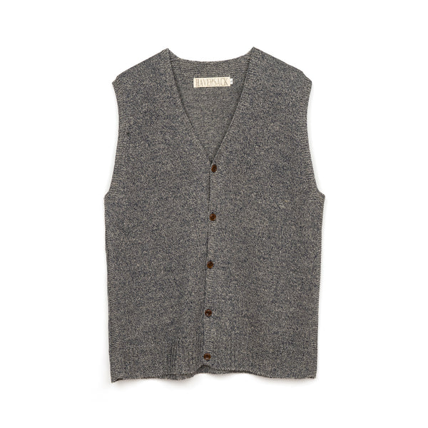 Haversack | Knit Vest 831221-59 - Concrete