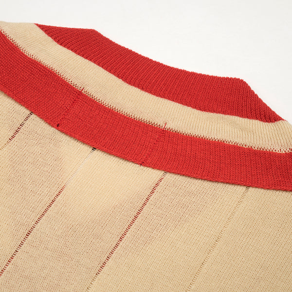 Haversack | Knit Beige / Red 831900-31 - Concrete