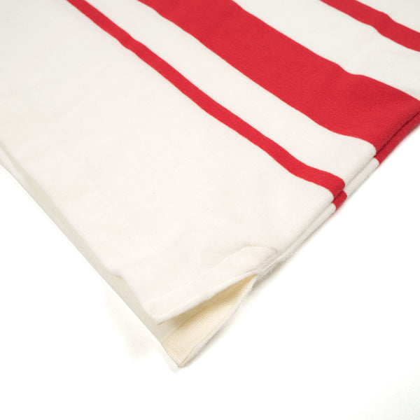 Haversack | Panel Border Polo White/Red 811810-26 - Concrete