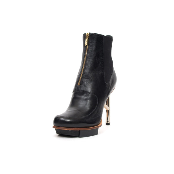 adidas Y-3 W Y Heel Zip Black/Metalic Gold - Concrete