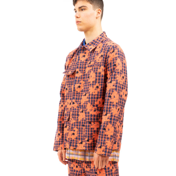 Henrik Vibskov | Between Blazer Orange Blue - Concrete