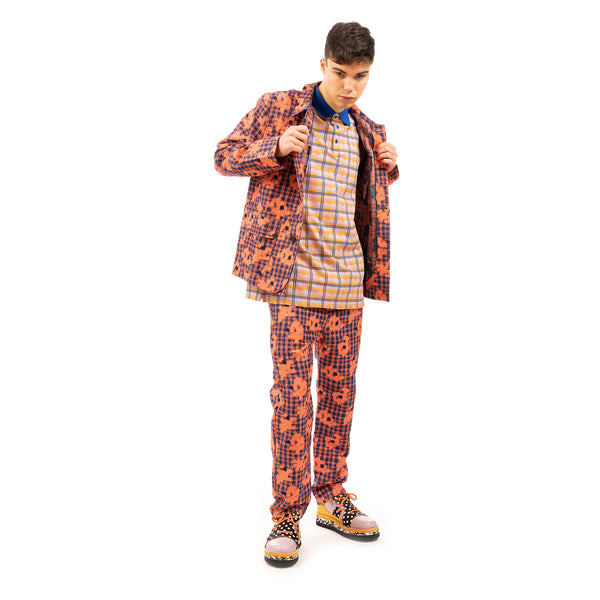 Henrik Vibskov | Between Blazer Orange Blue - Concrete