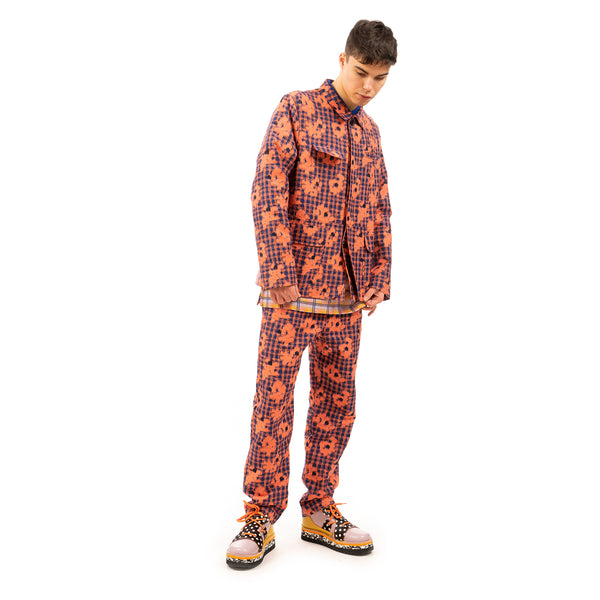 Henrik Vibskov | Between Blazer Orange Blue - Concrete