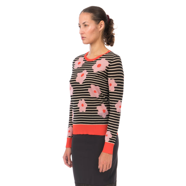 Henrik Vibskov | Flora Knit Pink Flowers - Concrete
