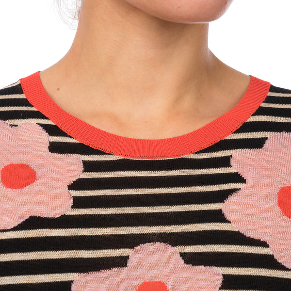 Henrik Vibskov | Flora Knit Pink Flowers - Concrete