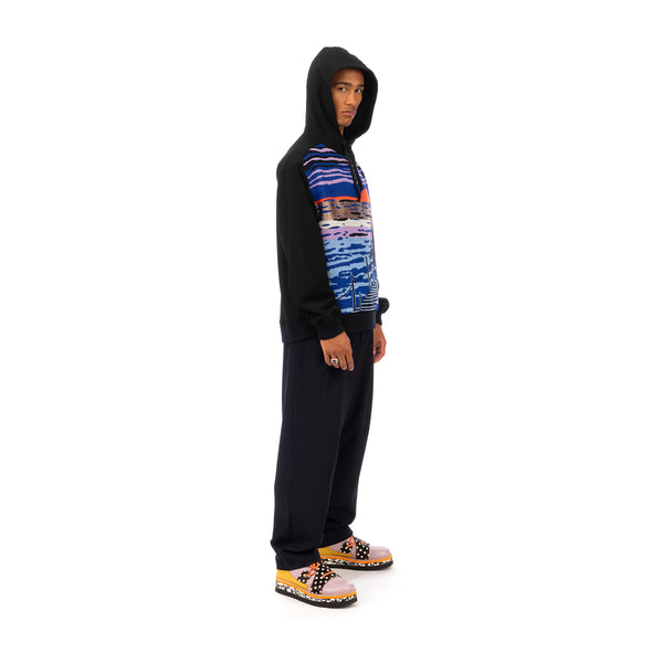 Henrik Vibskov | Tanoii Hoodie Shipromance - Concrete
