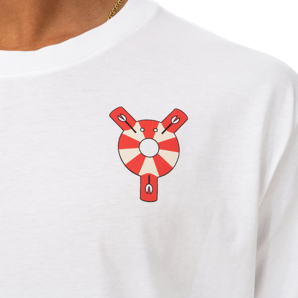 Henrik Vibskov | The Tee - Lifesaving Lobster White - Concrete