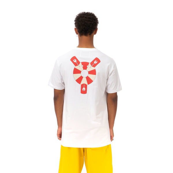 Henrik Vibskov | The Tee - Lifesaving Lobster White - Concrete