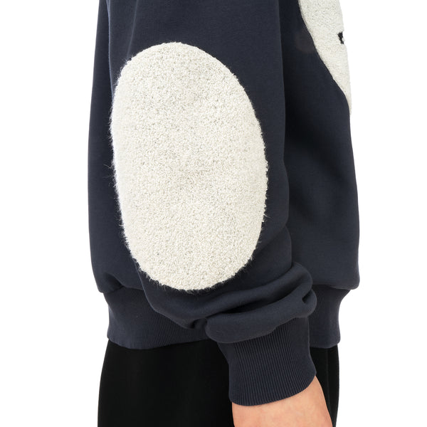 Henrik Vibskov | Big Circle Sweat Navy - Concrete