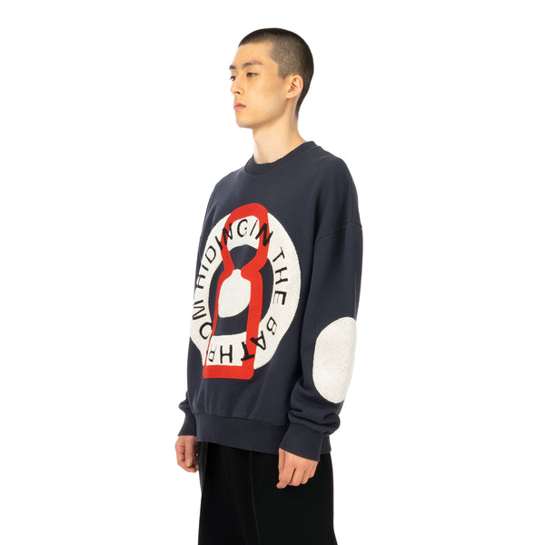 Henrik Vibskov | Big Circle Sweat Navy - Concrete