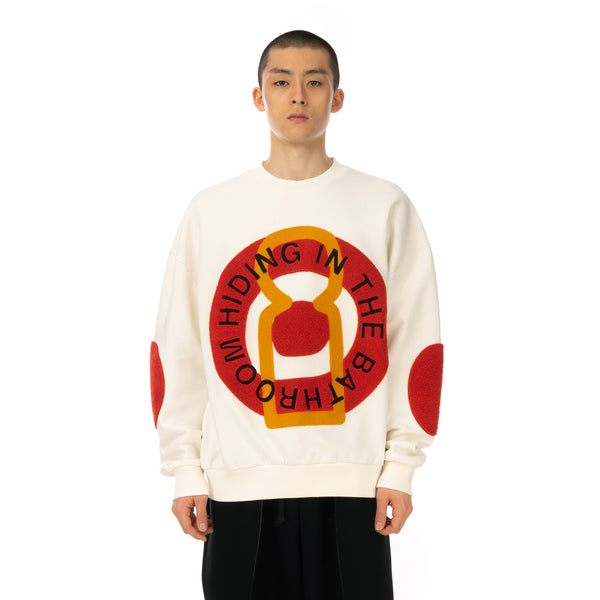 Henrik Vibskov | Big Circle Sweat Off White - Concrete