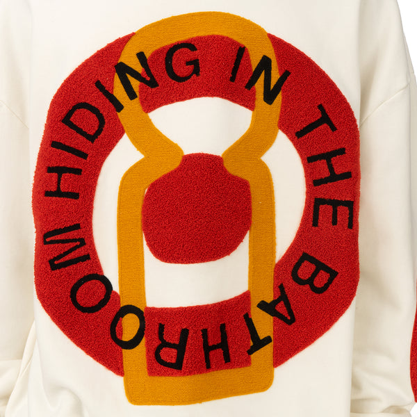 Henrik Vibskov | Big Circle Sweat Off White - Concrete