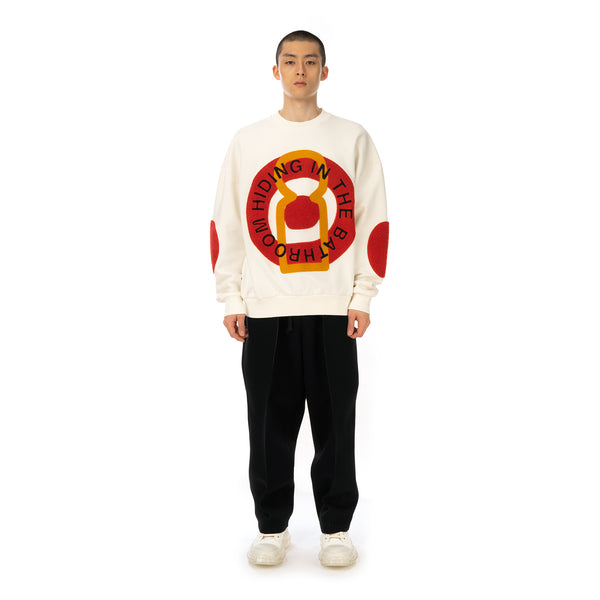 Henrik Vibskov | Big Circle Sweat Off White - Concrete