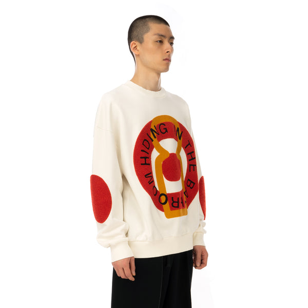 Henrik Vibskov | Big Circle Sweat Off White - Concrete