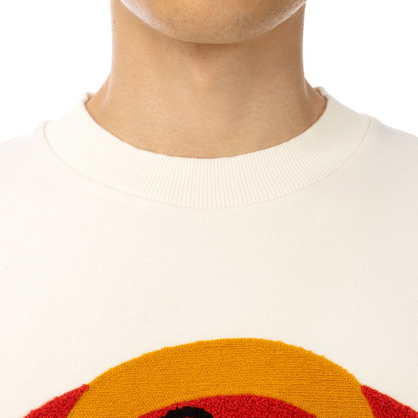 Henrik Vibskov | Big Circle Sweat Off White - Concrete