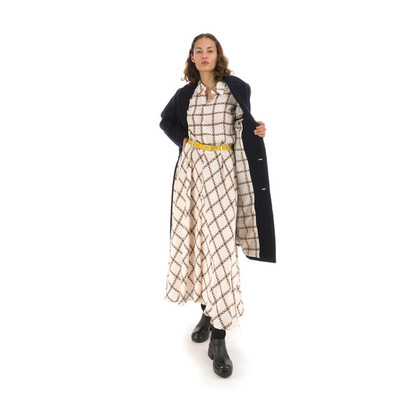 Hope Ambition Coat Dark Navy - Concrete