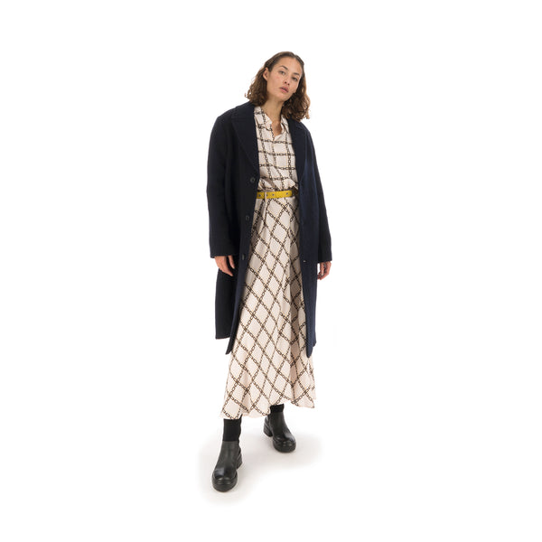 Hope Ambition Coat Dark Navy - Concrete
