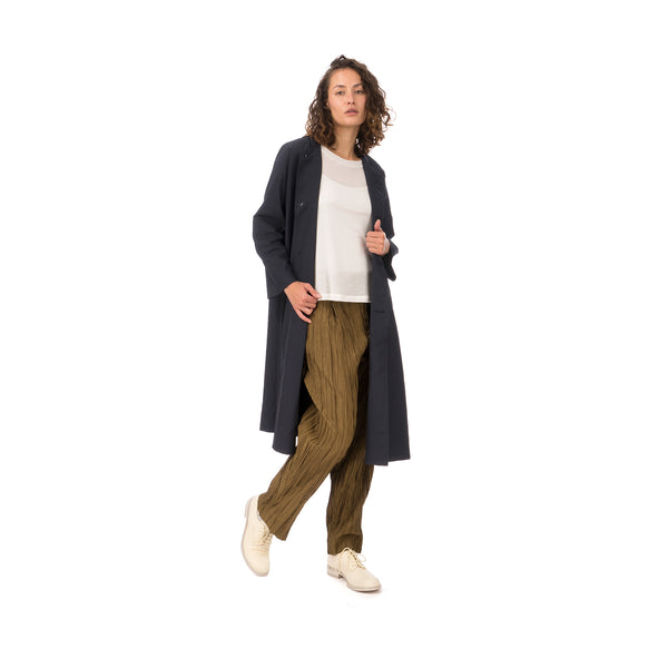 Hope | Biba Coat Dark Navy - Concrete