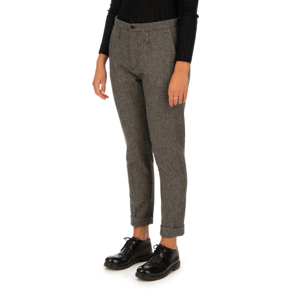 Hope | Law Trousers Charcoal Melange - Concrete