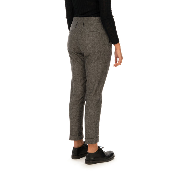 Hope | Law Trousers Charcoal Melange - Concrete