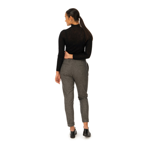Hope | Law Trousers Charcoal Melange - Concrete