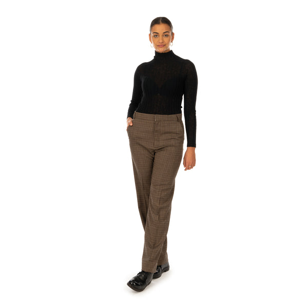 Hope | Keen Trouser Brown Melange - Concrete