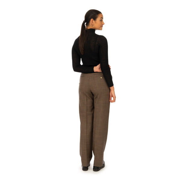 Hope | Keen Trouser Brown Melange - Concrete