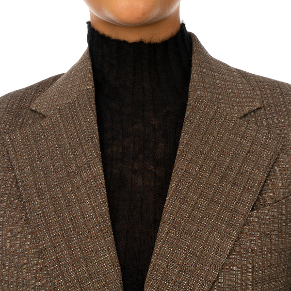 Hope | Dux Blazer Brown Melange - Concrete