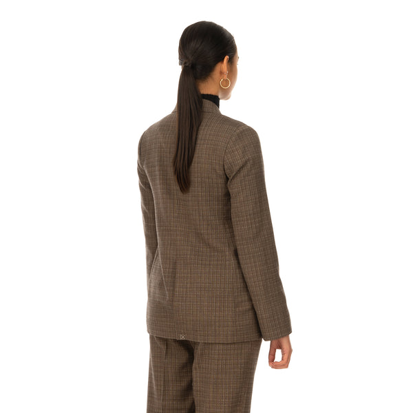 Hope | Dux Blazer Brown Melange - Concrete