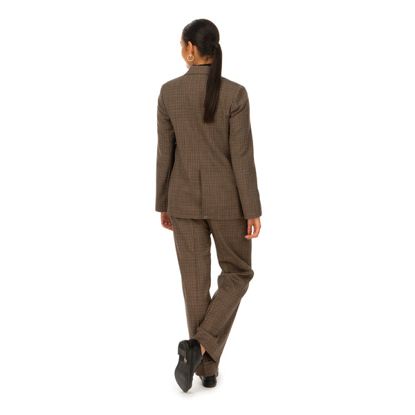 Hope | Dux Blazer Brown Melange - Concrete
