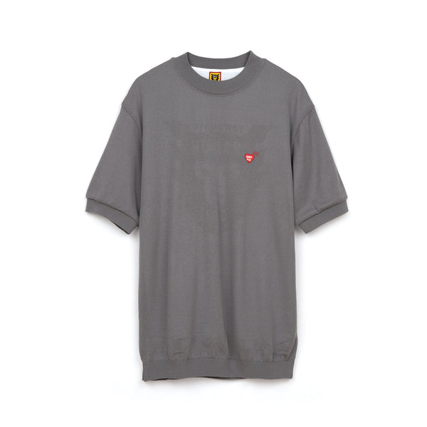 Human Made Short Sleeve Knit Gray - Concrete