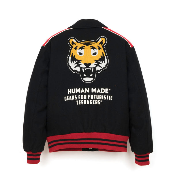 Human Made Varsity Jacket Red - Concrete